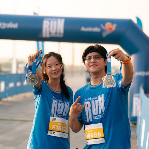 Race photo from YUK TRAVEL RUN