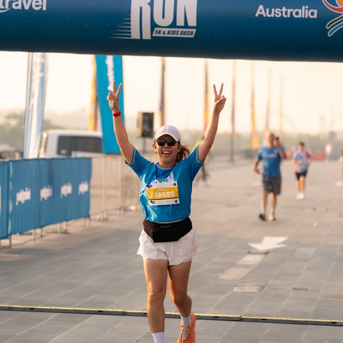 Race photo from YUK TRAVEL RUN