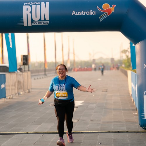 Race photo from YUK TRAVEL RUN