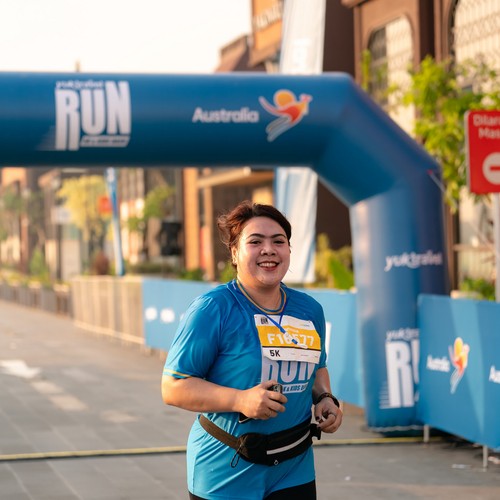 Race photo from YUK TRAVEL RUN
