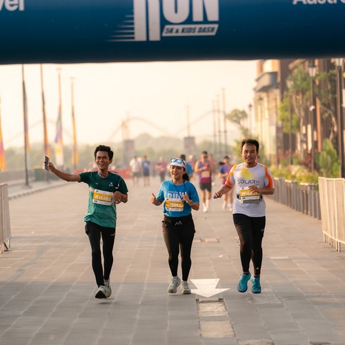 Race photo from YUK TRAVEL RUN