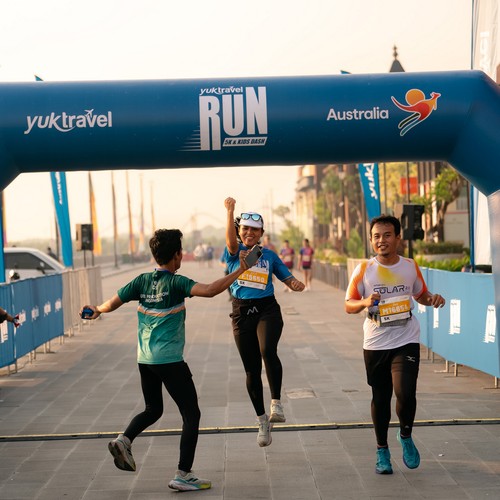 Race photo from YUK TRAVEL RUN