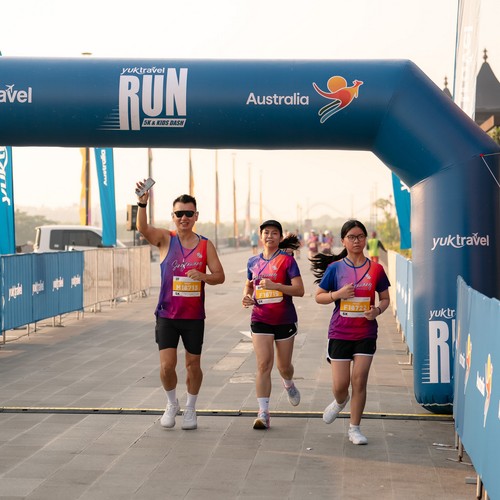 Race photo from YUK TRAVEL RUN