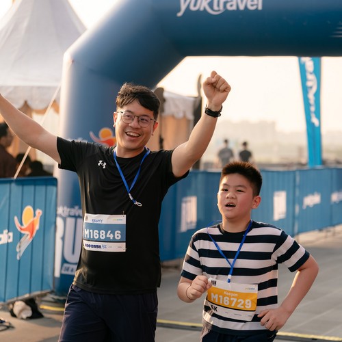 Race photo from YUK TRAVEL RUN