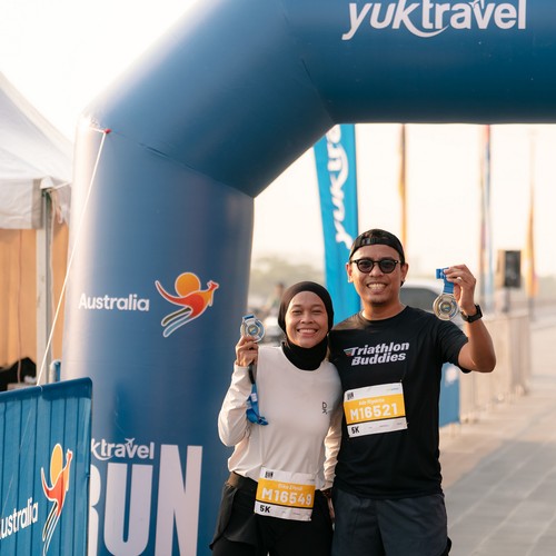 Race photo from YUK TRAVEL RUN
