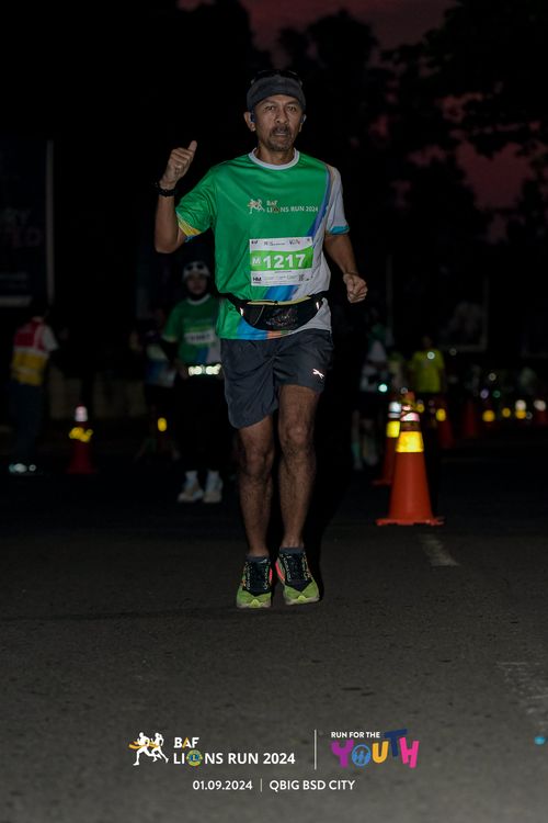 Race photo from BAF LIONS RUN 2024
