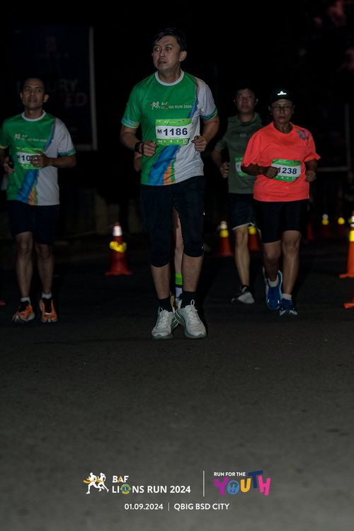 Race photo from BAF LIONS RUN 2024