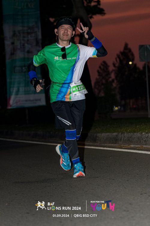 Race photo from BAF LIONS RUN 2024