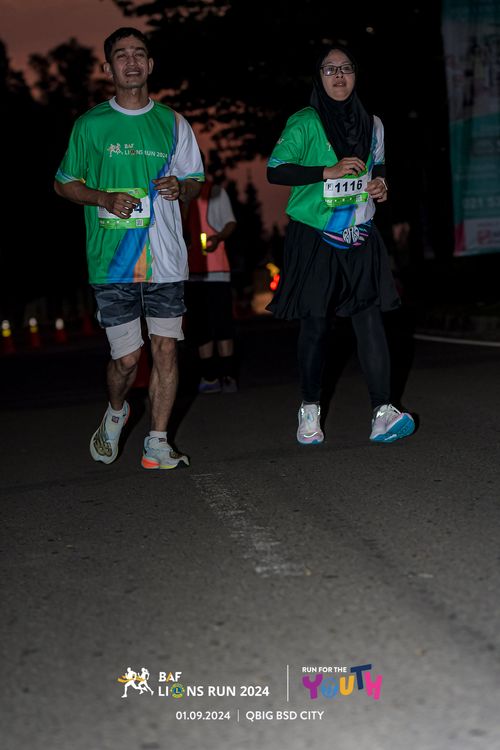 Race photo from BAF LIONS RUN 2024