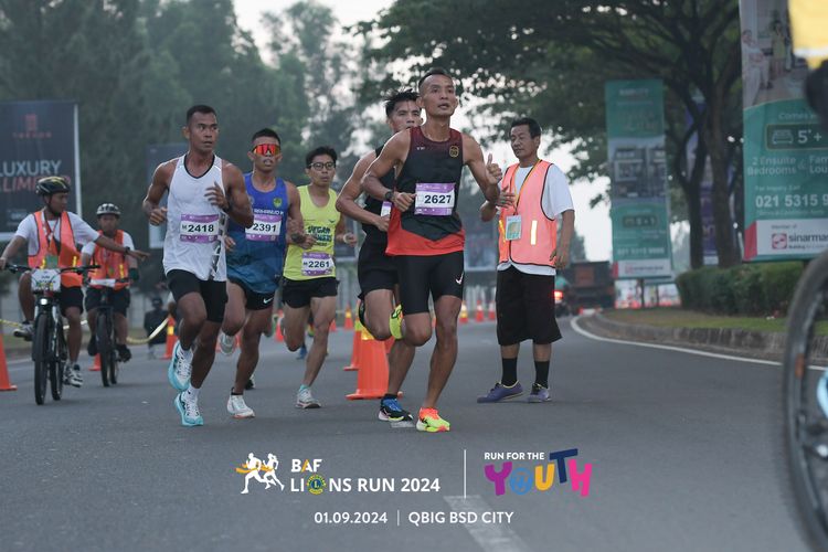 Race photo from BAF LIONS RUN 2024