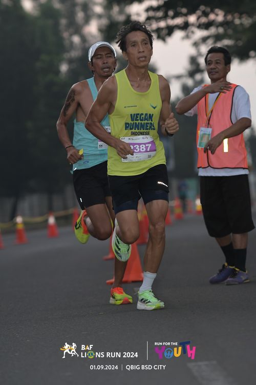 Race photo from BAF LIONS RUN 2024