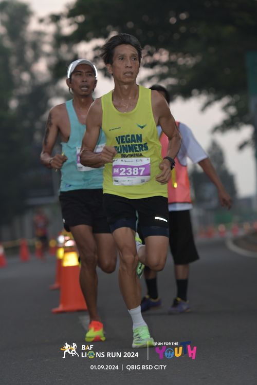 Race photo from BAF LIONS RUN 2024