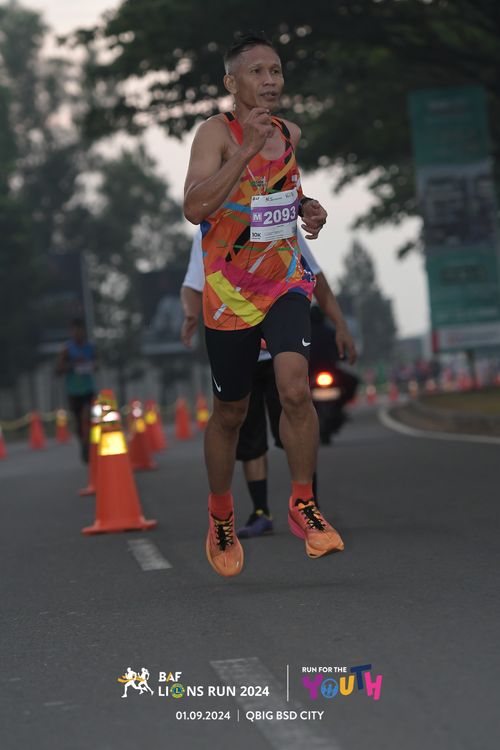 Race photo from BAF LIONS RUN 2024