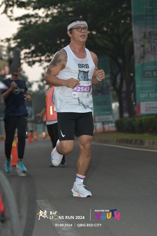 Race photo from BAF LIONS RUN 2024