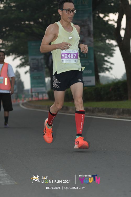 Race photo from BAF LIONS RUN 2024