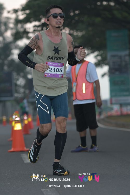 Race photo from BAF LIONS RUN 2024