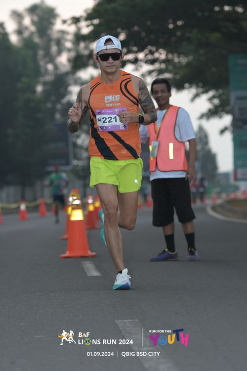 Race photo from BAF LIONS RUN 2024