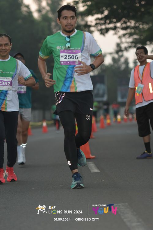 Race photo from BAF LIONS RUN 2024