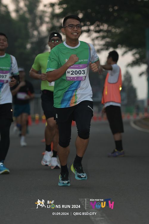 Race photo from BAF LIONS RUN 2024
