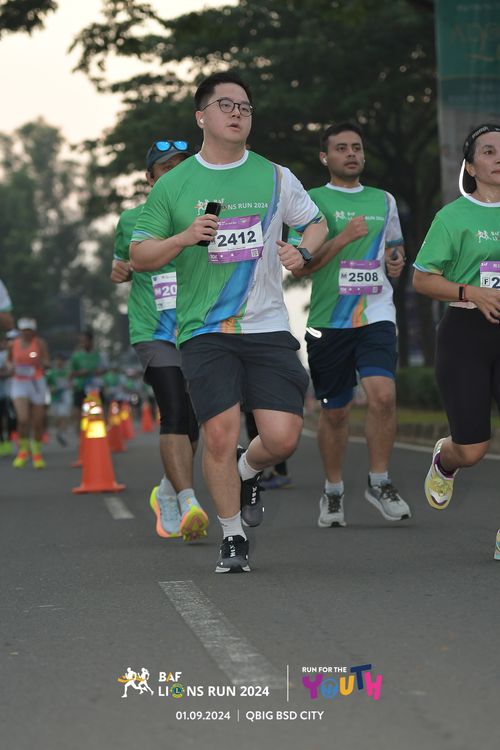 Race photo from BAF LIONS RUN 2024