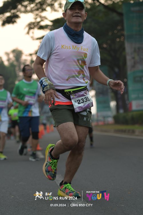 Race photo from BAF LIONS RUN 2024