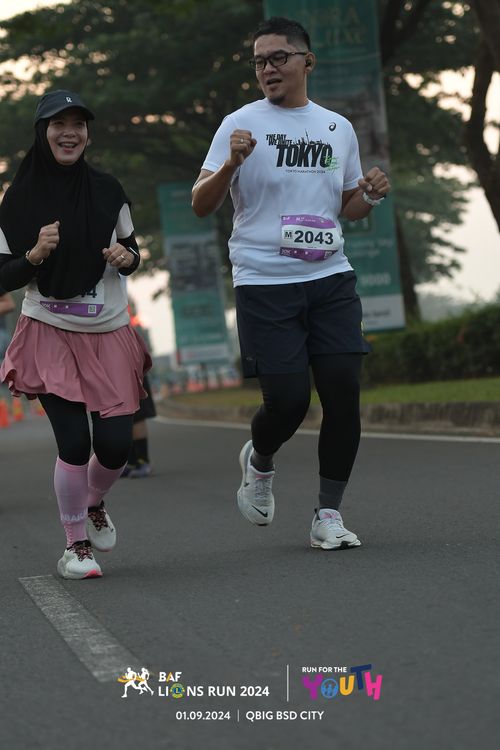Race photo from BAF LIONS RUN 2024