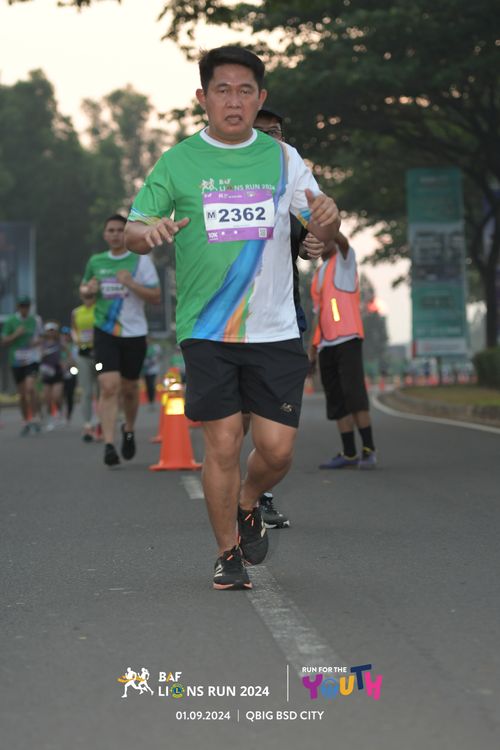 Race photo from BAF LIONS RUN 2024