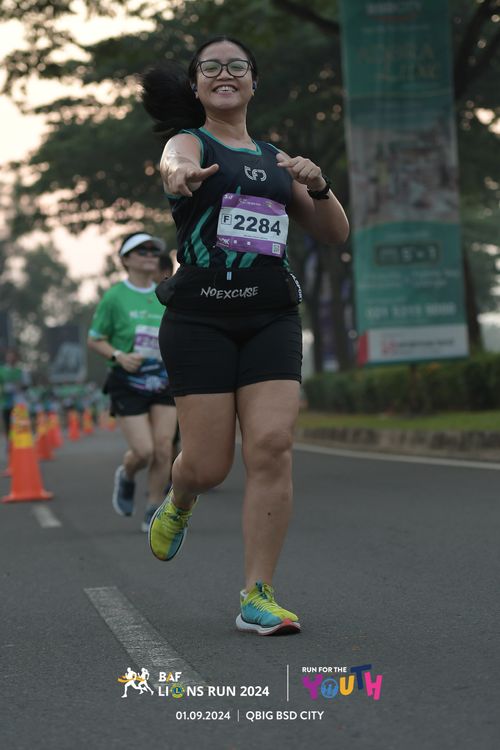 Race photo from BAF LIONS RUN 2024