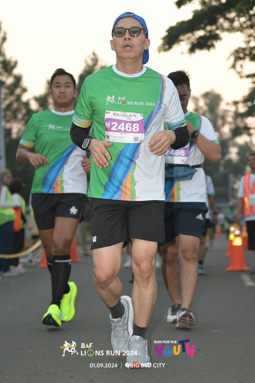 Race photo from BAF LIONS RUN 2024