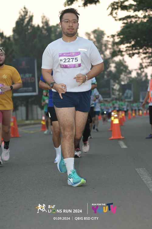 Race photo from BAF LIONS RUN 2024