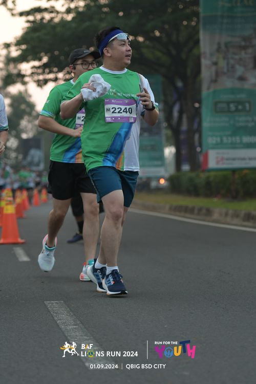 Race photo from BAF LIONS RUN 2024