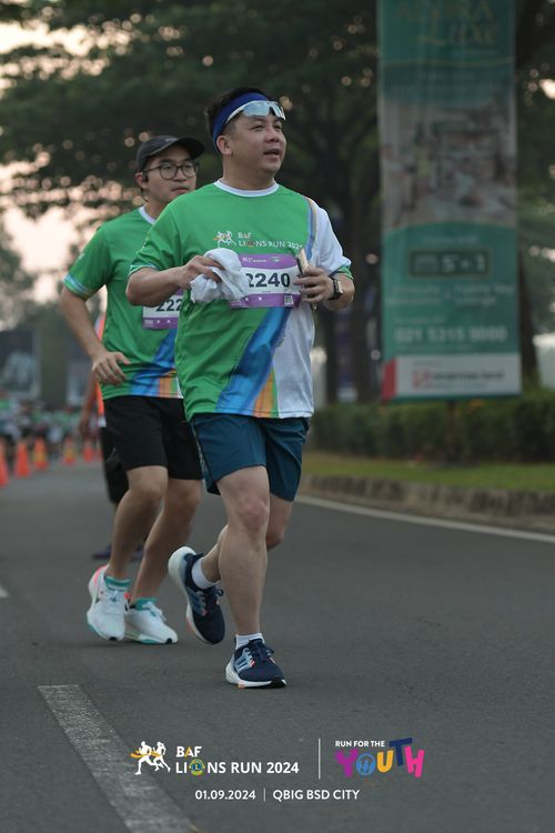 Race photo from BAF LIONS RUN 2024