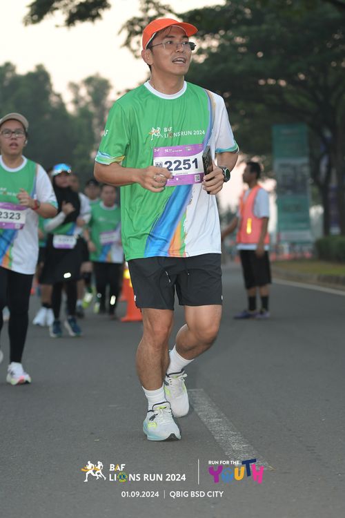 Race photo from BAF LIONS RUN 2024