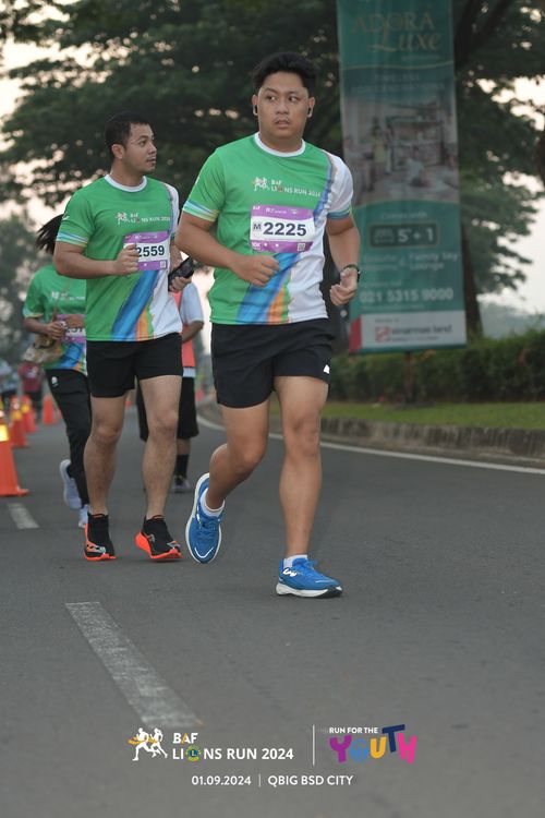 Race photo from BAF LIONS RUN 2024