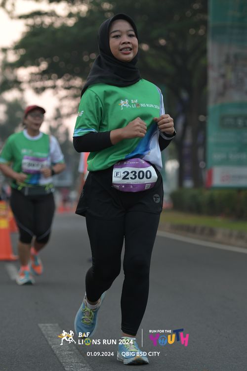 Race photo from BAF LIONS RUN 2024