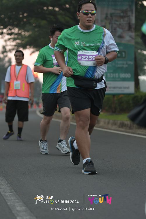 Race photo from BAF LIONS RUN 2024