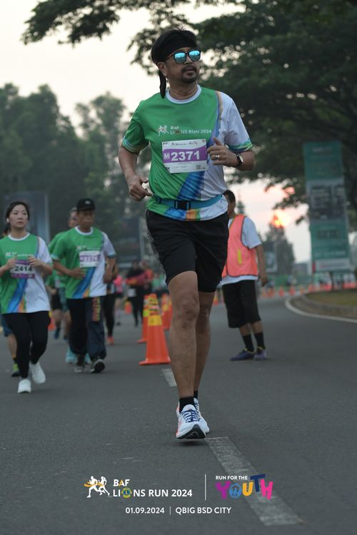 Race photo from BAF LIONS RUN 2024