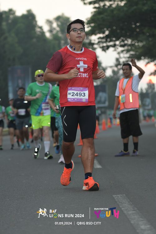 Race photo from BAF LIONS RUN 2024