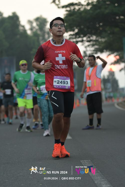 Race photo from BAF LIONS RUN 2024