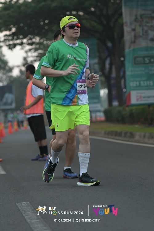 Race photo from BAF LIONS RUN 2024