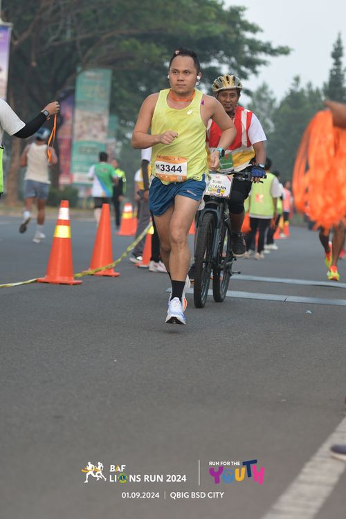 Race photo from BAF LIONS RUN 2024