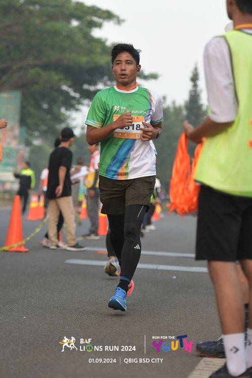 Race photo from BAF LIONS RUN 2024