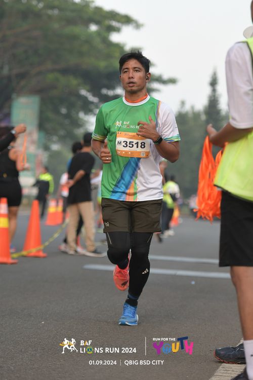 Race photo from BAF LIONS RUN 2024