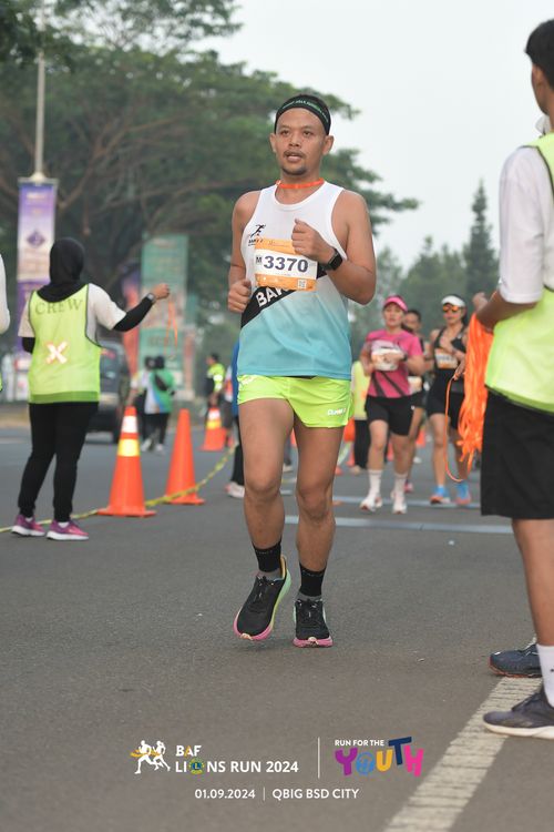 Race photo from BAF LIONS RUN 2024