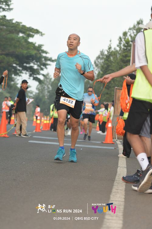 Race photo from BAF LIONS RUN 2024