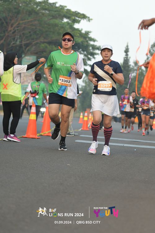 Race photo from BAF LIONS RUN 2024