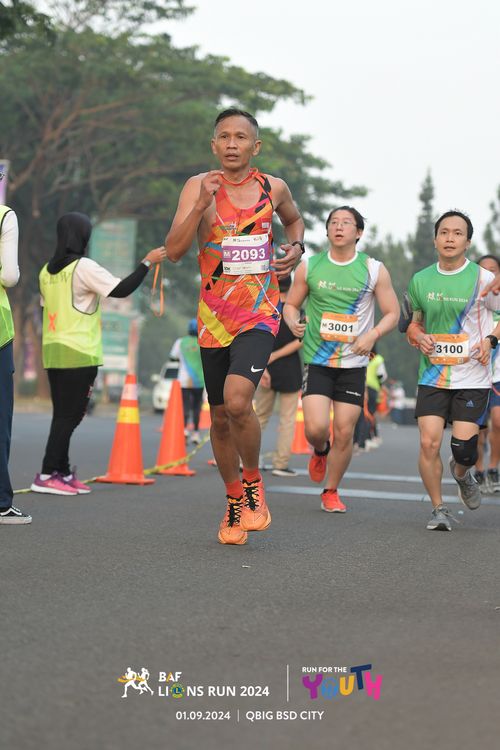Race photo from BAF LIONS RUN 2024