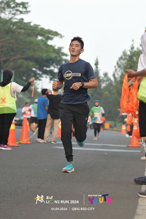 Race photo from BAF LIONS RUN 2024