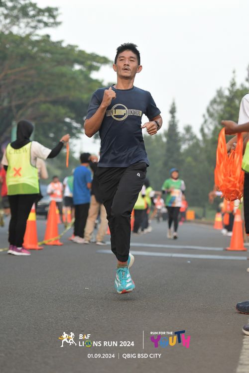 Race photo from BAF LIONS RUN 2024