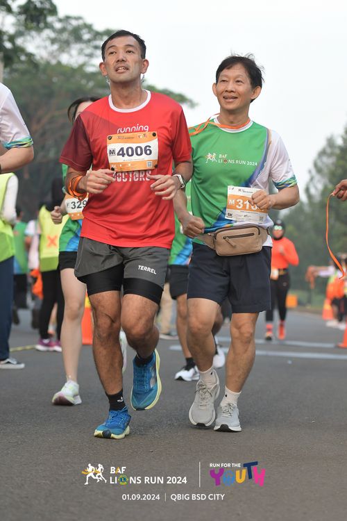 Race photo from BAF LIONS RUN 2024